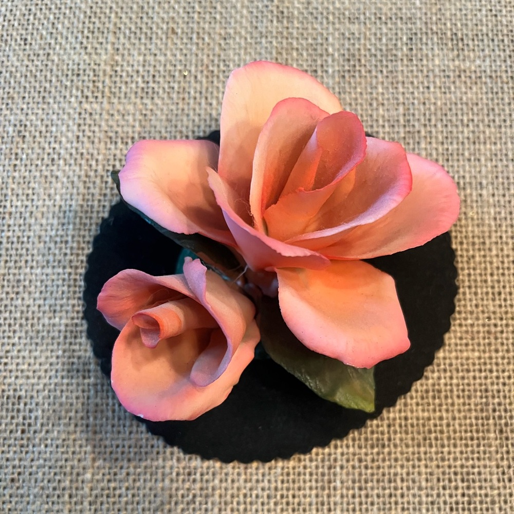 Napoleon capodimonte porcelain rose